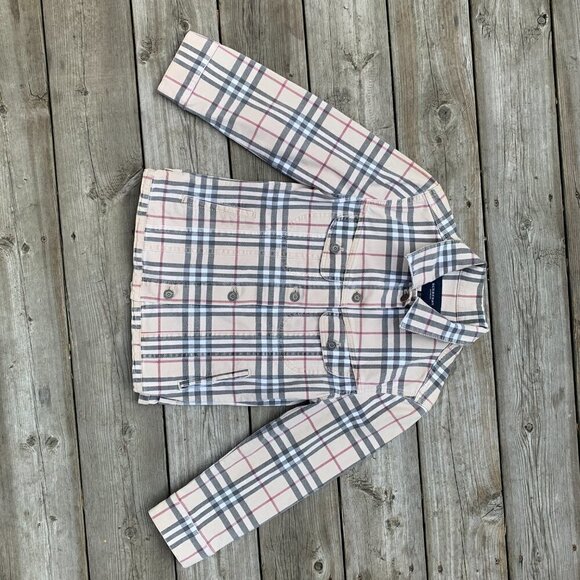 Vintage Burberry London Novacheck Bomber Jacket Size 6 - Picture 4 of 16